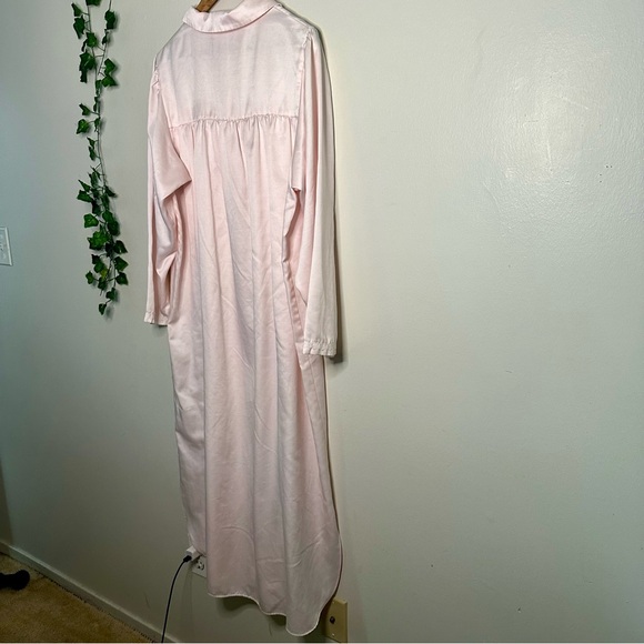 Vintage Oscar de la Renta Pink Label Large L Nightgown House Dress - Picture 5 of 13
